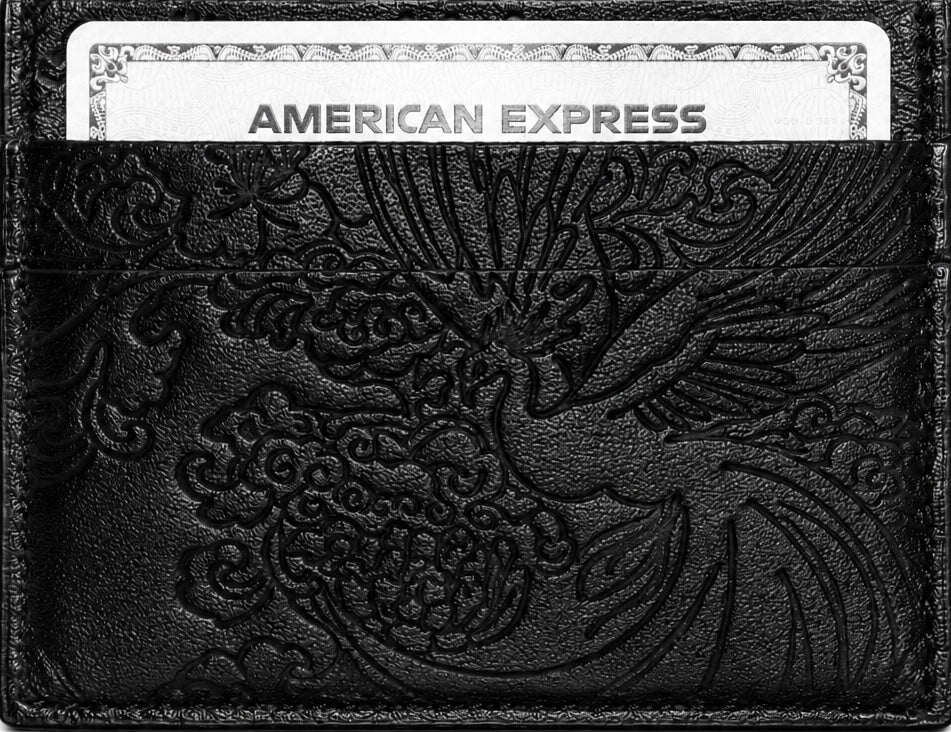 Heritage Press Card Holder - Black